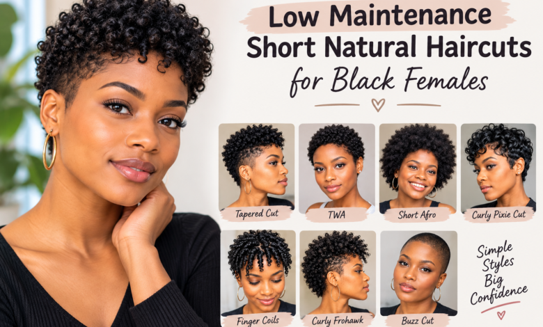 allinetitle: low maintenance short natural haircuts for black females