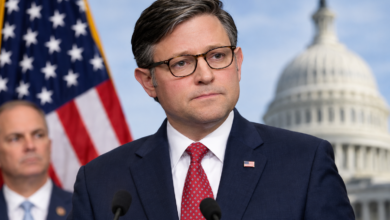mike johnson republican revolt