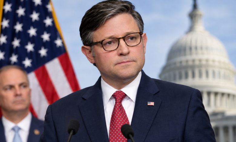 mike johnson republican revolt